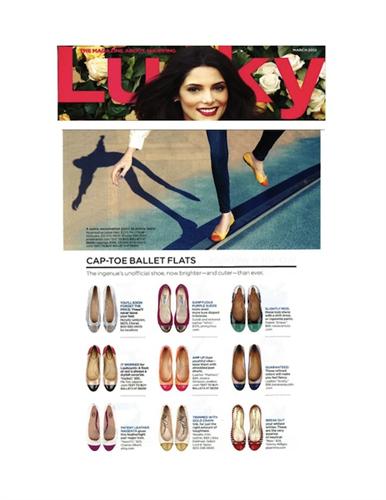 Cap Toe Ballet Flats