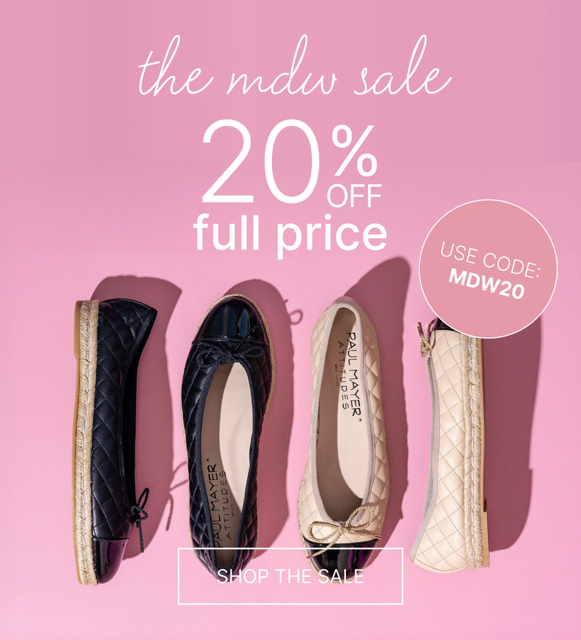 20% Off Starts Now. Use code MDW20