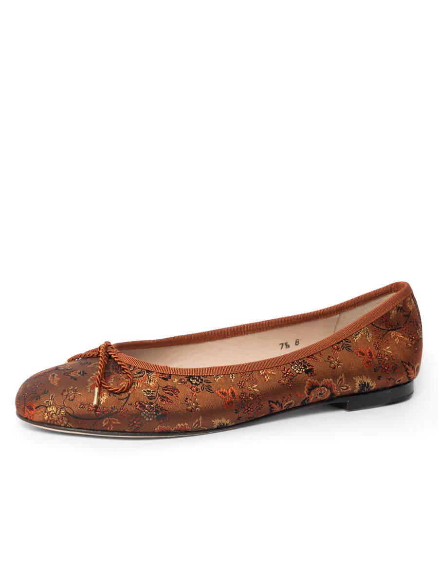 Best Floral Ballet Flat with Leather Sole