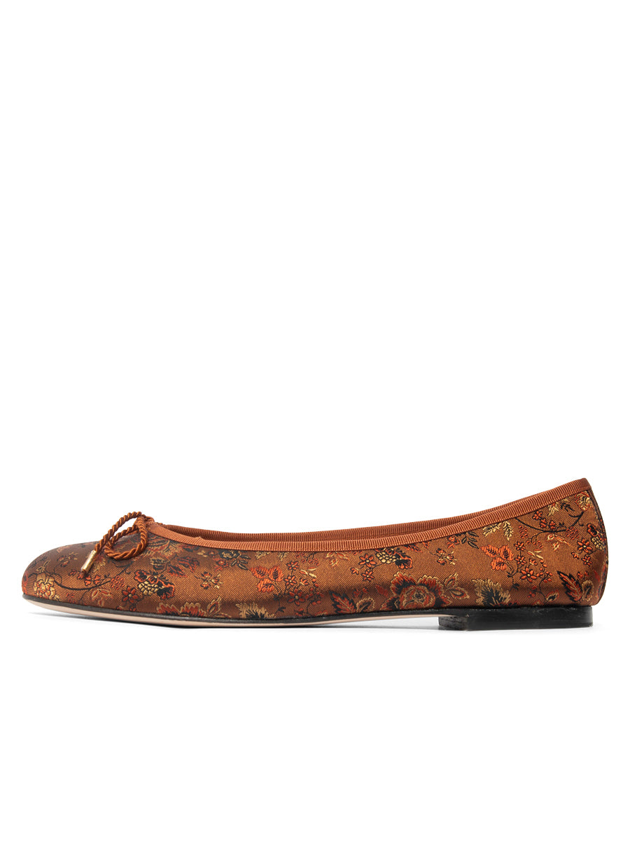 Best Floral Ballet Flat with Leather Sole