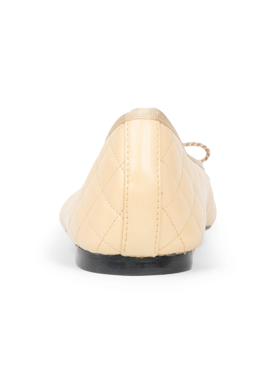 Best Quilted Ballet Flat with Leather Sole