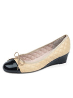 Nice Quilted Leather Wedge