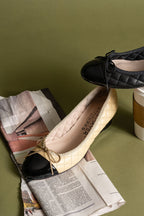 Nice Quilted Leather Wedge