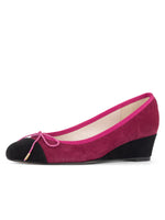 Black/Berry Suede Color
