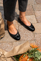 Best Quilted Ballet Flat with Leather Sole