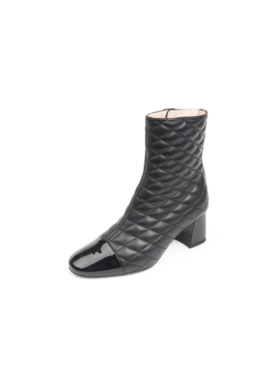 Tina Quilted Leather Boot