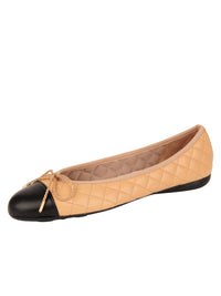 Black Calf Leather/Beige Calf Leather