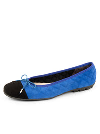 Black/Cobalt Blue Suede