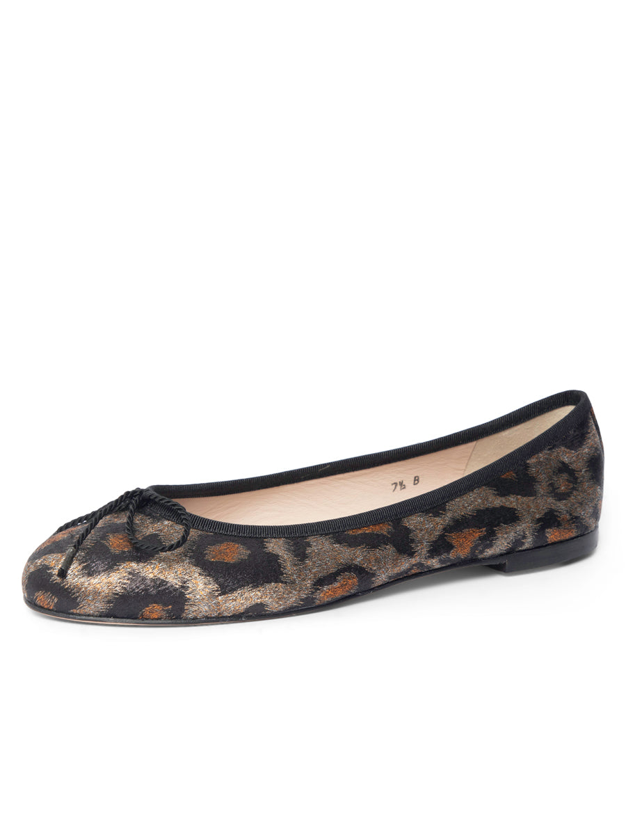 Best Leopard Ballet Flat with Leather Sole