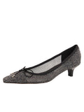 Royal Pointed Toe Kitten Heel
