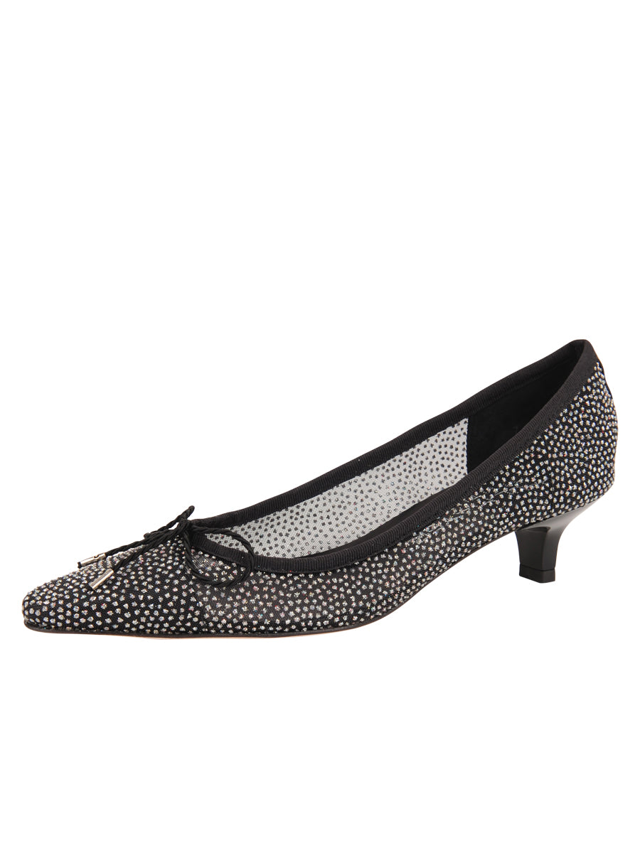 Royal Pointed Toe Kitten Heel