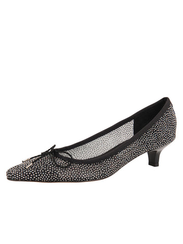 Royal Pointed Toe Kitten Heel