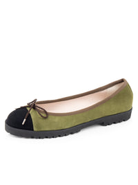 Black/Olive Suede