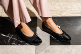Cozy Quilted Leather Ballet Flat