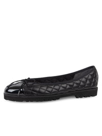 Black Patent/Black Leather