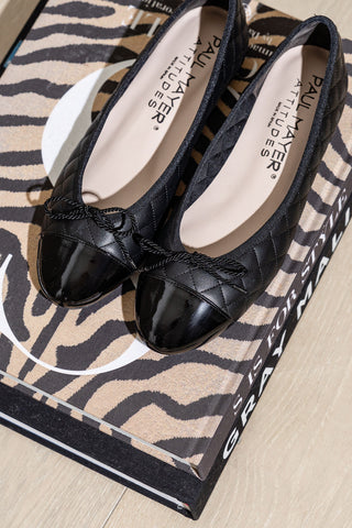 Best Quilted Leather Ballet Flat Alternate View