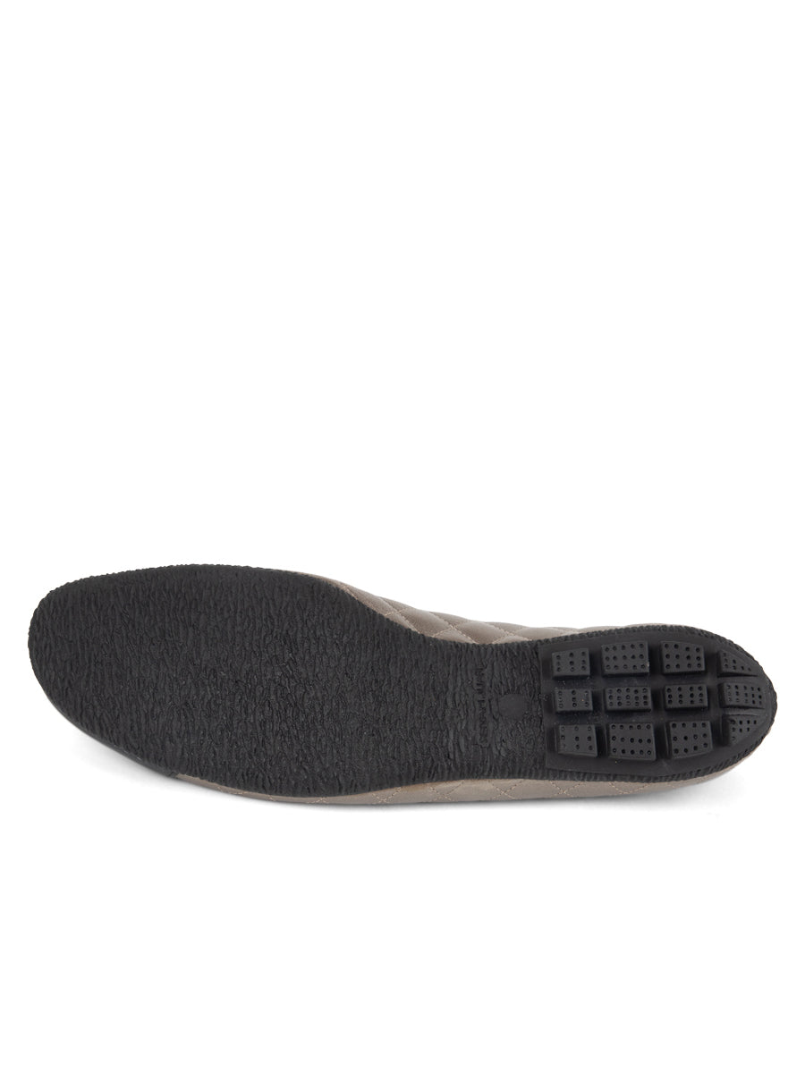 Cozy Quilted Leather Ballet Flat