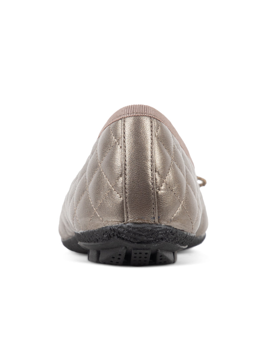 Cozy Quilted Leather Ballet Flat