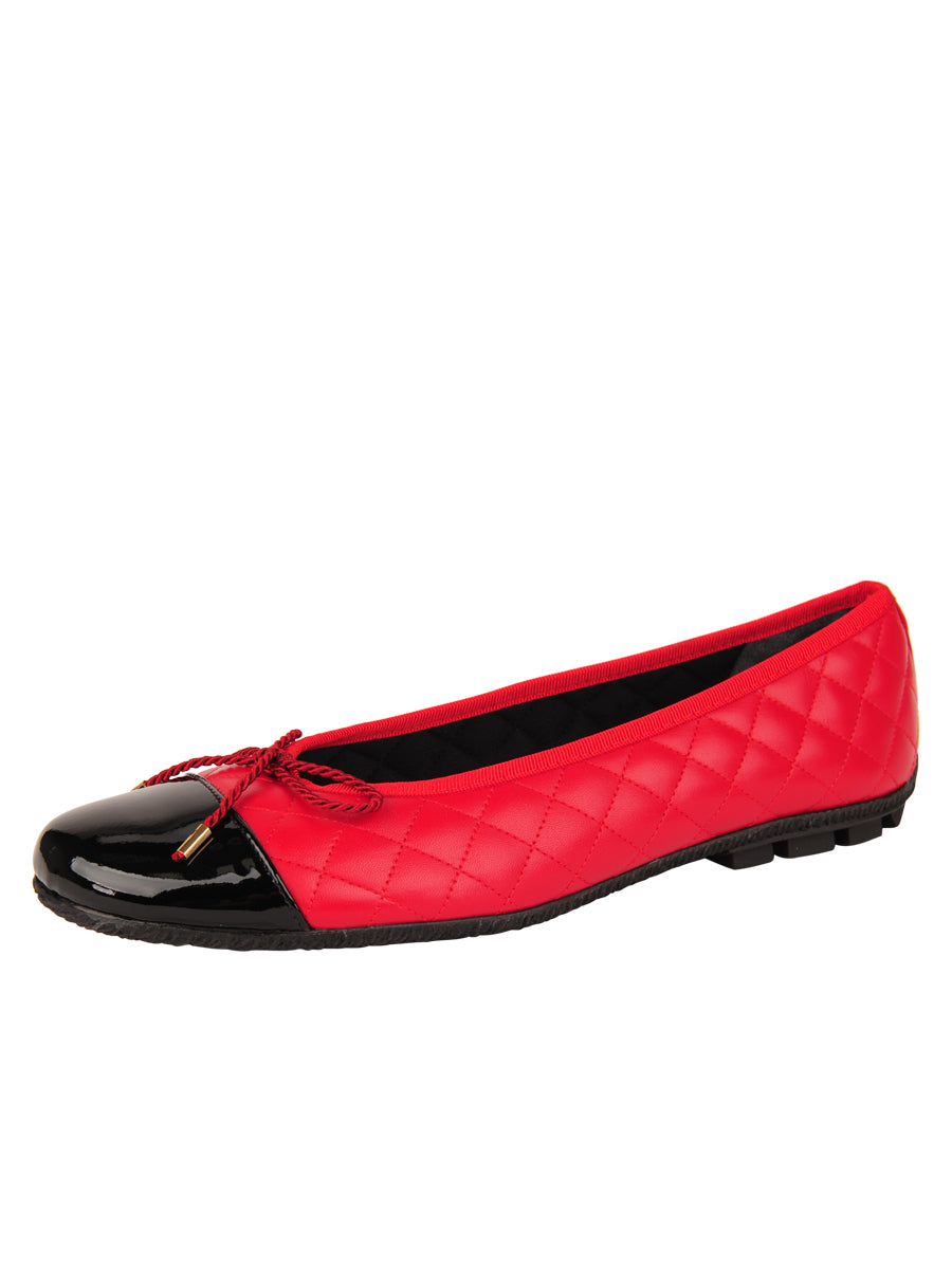 Cozy Quilted Leather Ballet Flat