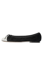 Best Quilted Ballet Flat with Crystal Cap Toe
