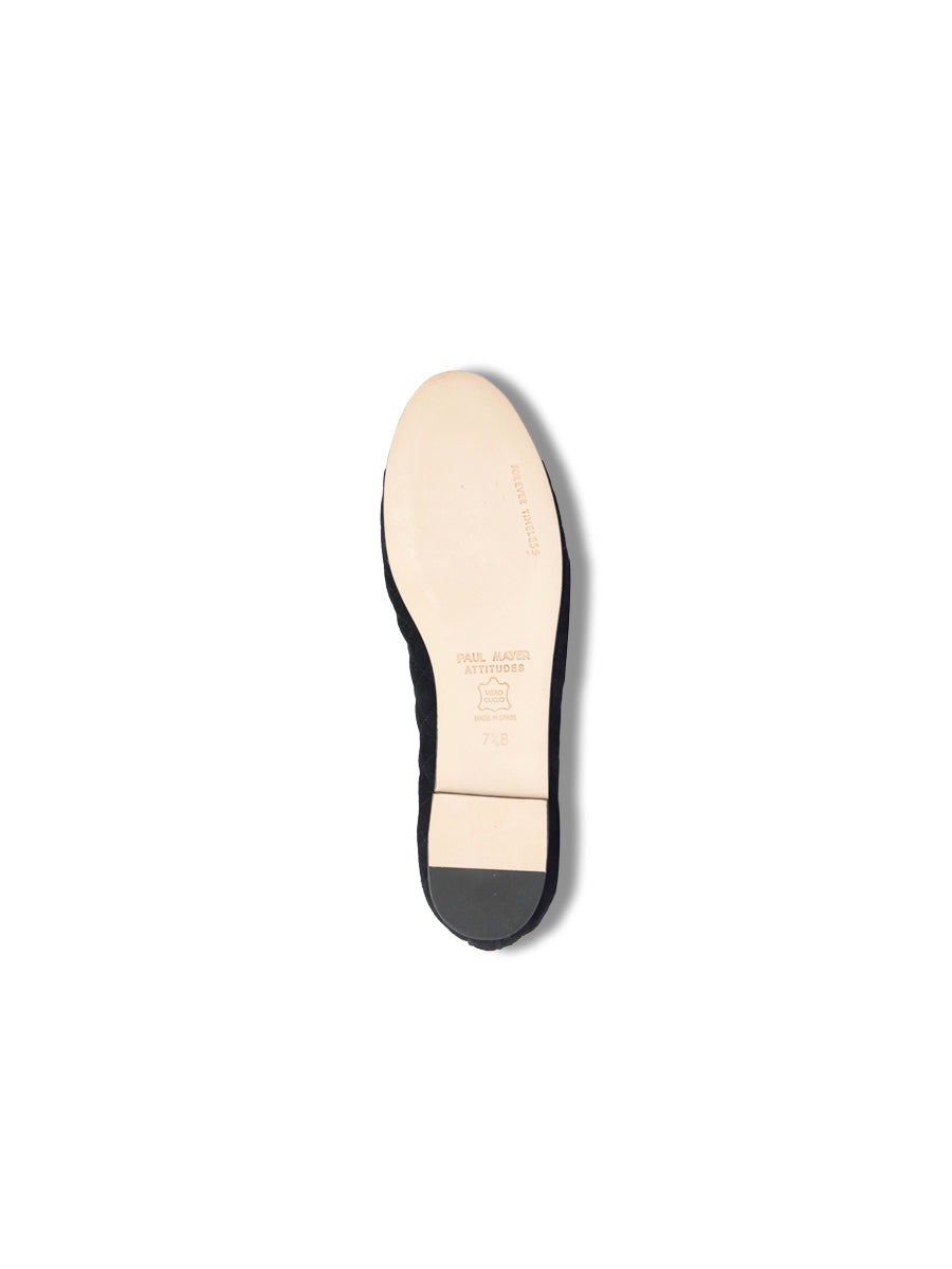 Best Quilted Ballet Flat with Crystal Cap Toe