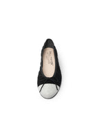 Best Quilted Ballet Flat with Crystal Cap Toe