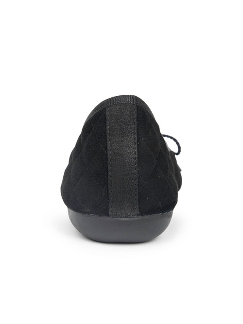 Best Quilted Ballet Flat in Suede
