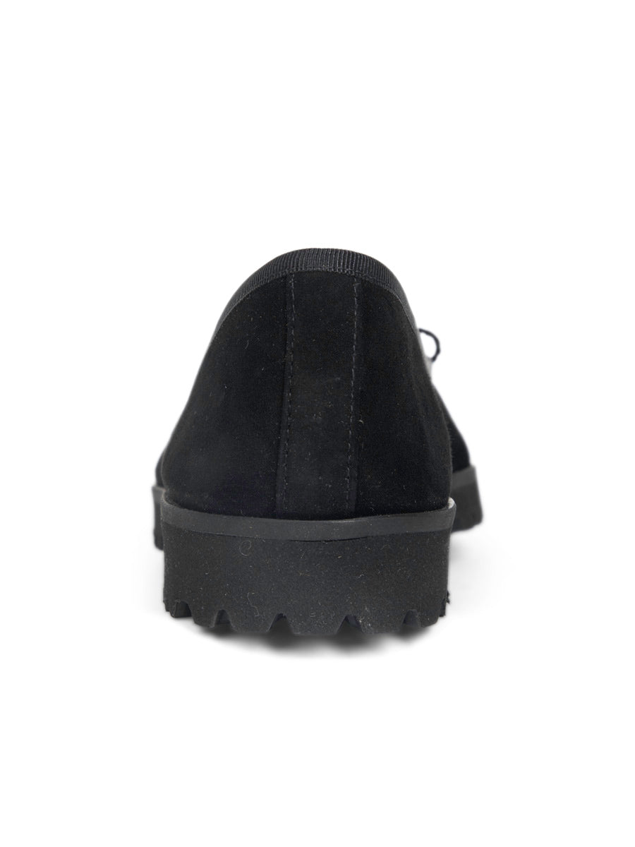 Bravo Lug Sole Suede Ballet