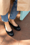 Bravo Lug Sole Suede Ballet