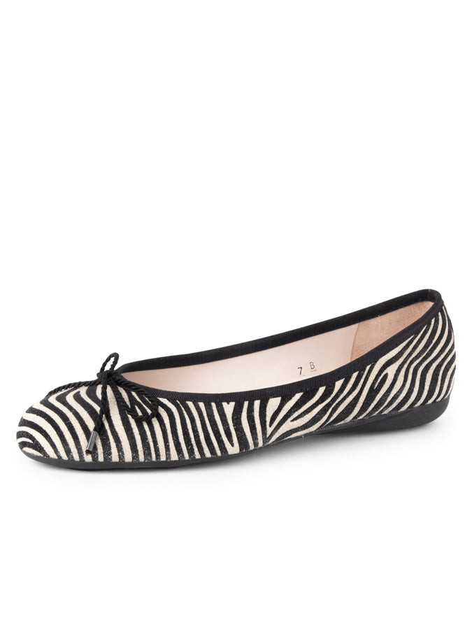 Bingo Zebra Printed Ballet Flat