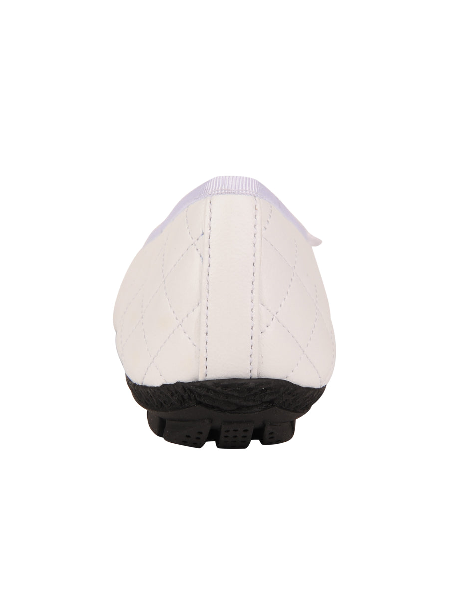 Cozy Quilted Leather Ballet Flat