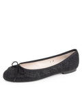 Bingo Textured Leather Ballet Flat