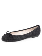 Bingo Textured Leather Ballet Flat