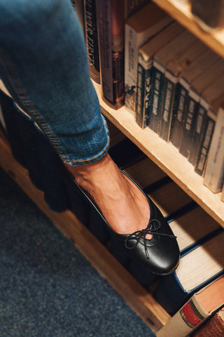 Cozy Keyhole Ballet Flat Alternate View