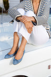 Luxe Denim Ballet Flat