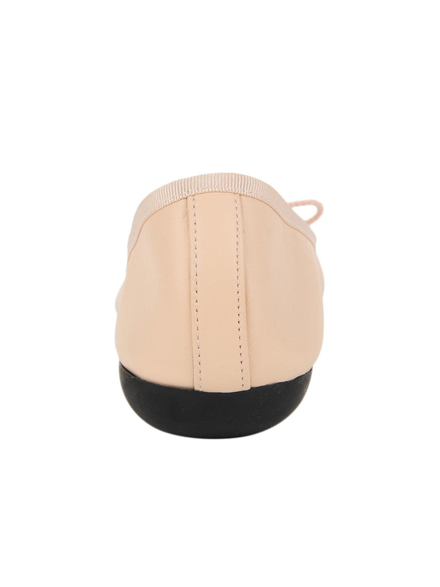 Burg Leather Ballet Flat