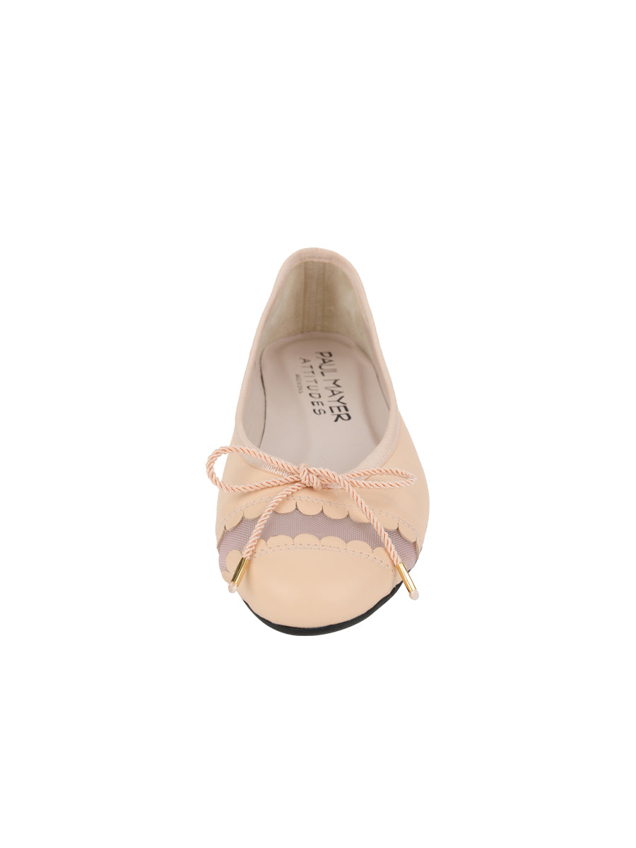 Burg Leather Ballet Flat