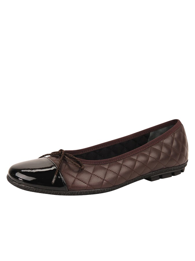 Cozy Quilted Leather Ballet Flat