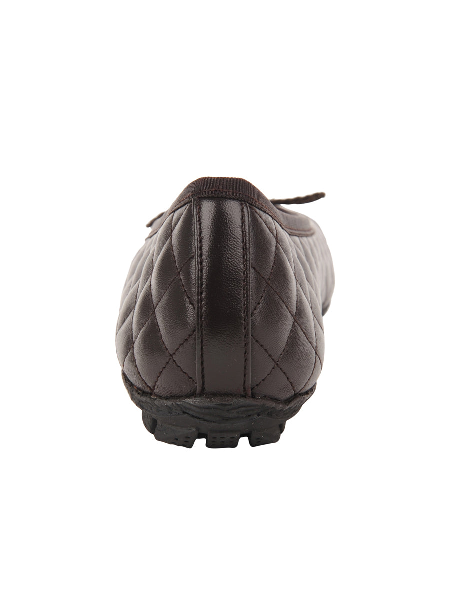 Cozy Quilted Leather Ballet Flat