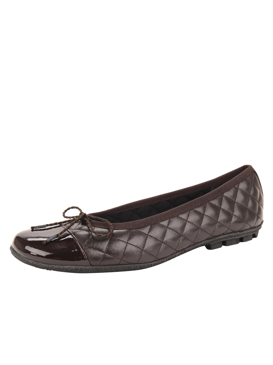 Cozy Quilted Leather Ballet Flat