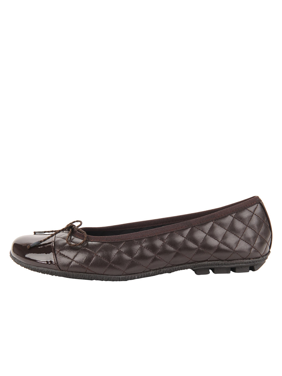Cozy Quilted Leather Ballet Flat