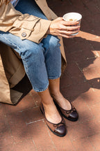 Bravo Lug Sole Suede Ballet