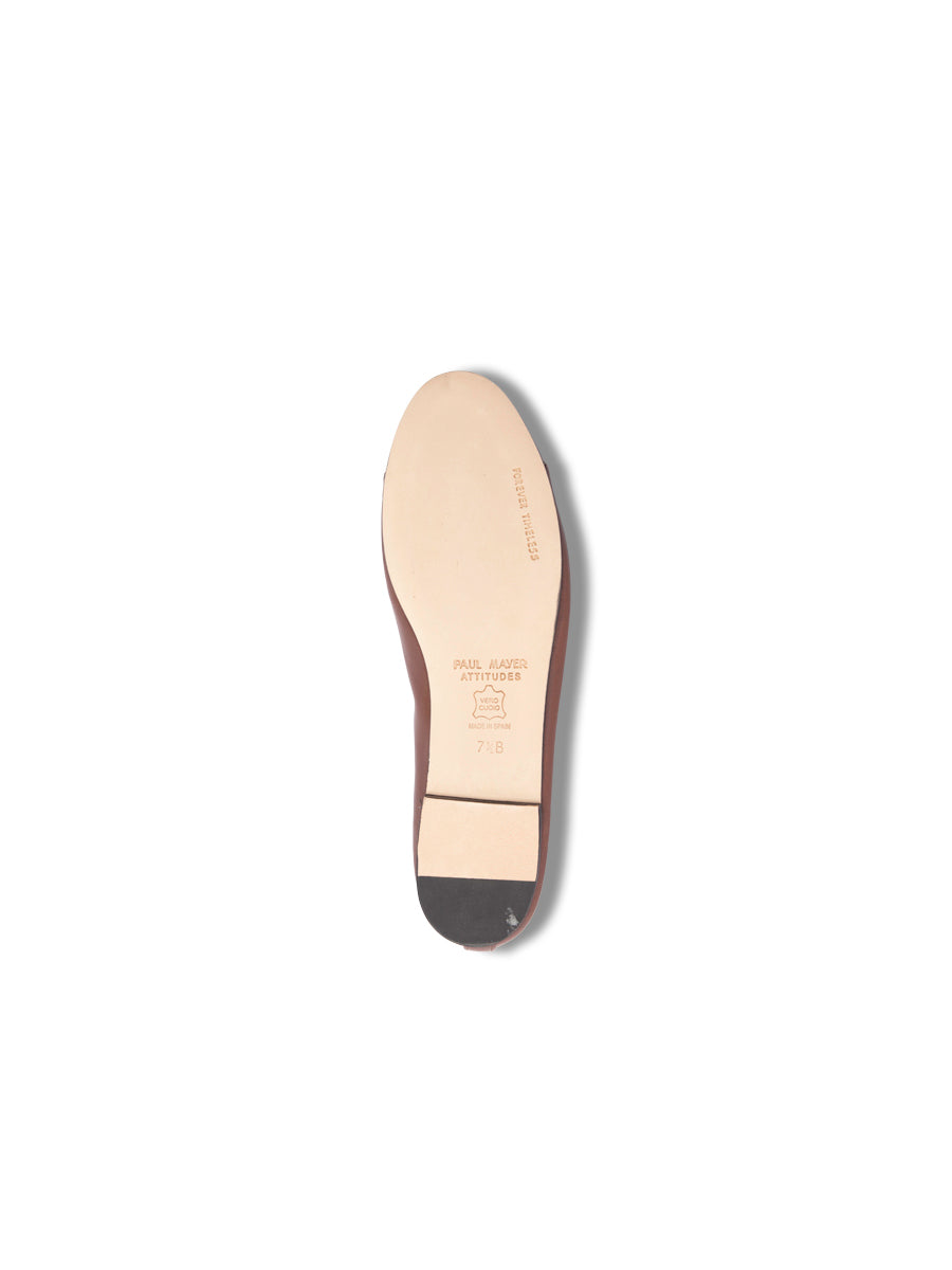 Best Croc Toe Ballet Flat with Leather Sole