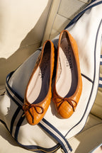 Lido Quilted Leather Ballet Flat