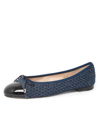 Denim/Black Patent