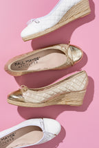 Just Quilted Wedge Espadrille