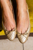 Lido Quilted Leather Ballet Flat