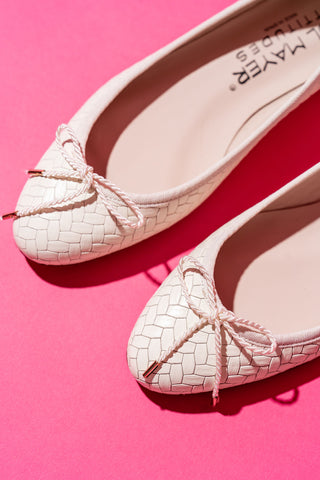 Luxe Textured Ballet Flat Alternate View