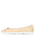 Bravo Lug Sole Ballet in Raffia