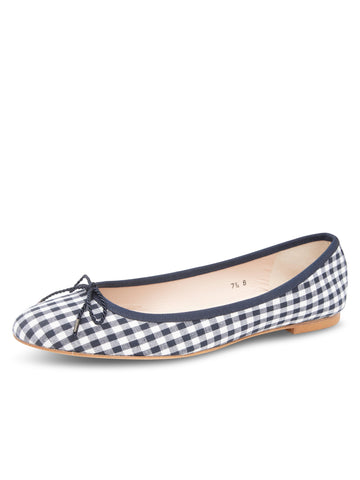 Luxe Gingham Ballet Flat